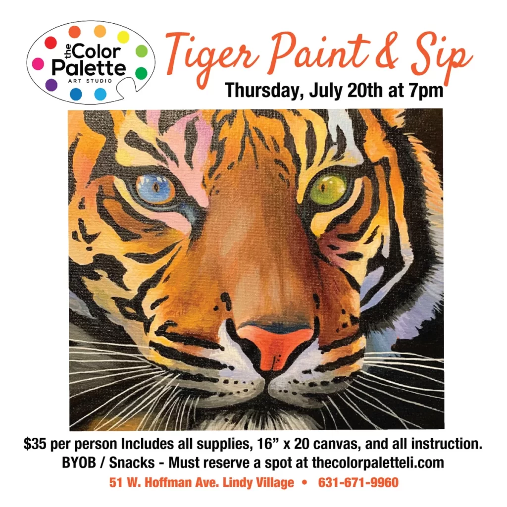 Tiger Paint & Sip