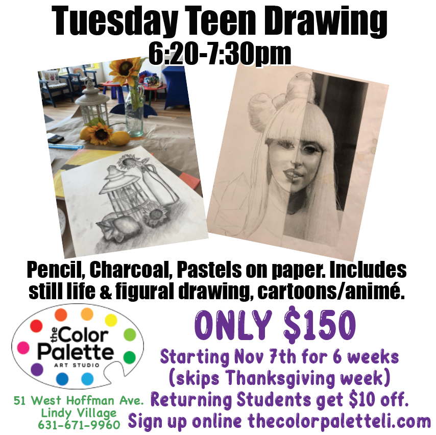 Teen Drawing Tuesdays