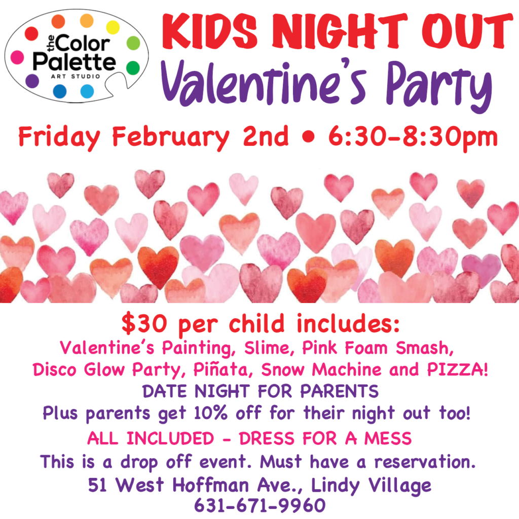 Kids Night Out Valentine's Party