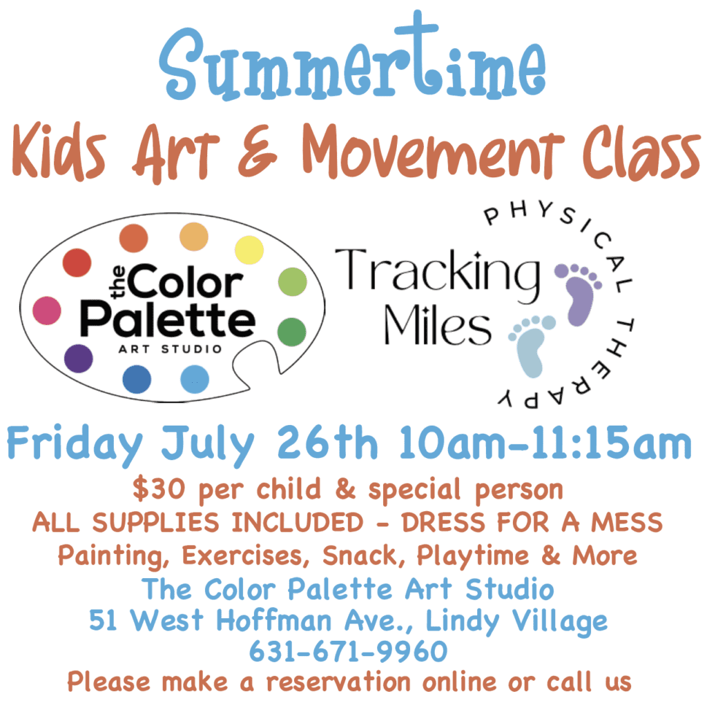 kids art and movement class july 2024
