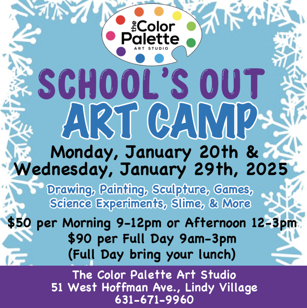 School's Out Art Camp - Jan 20 and 29