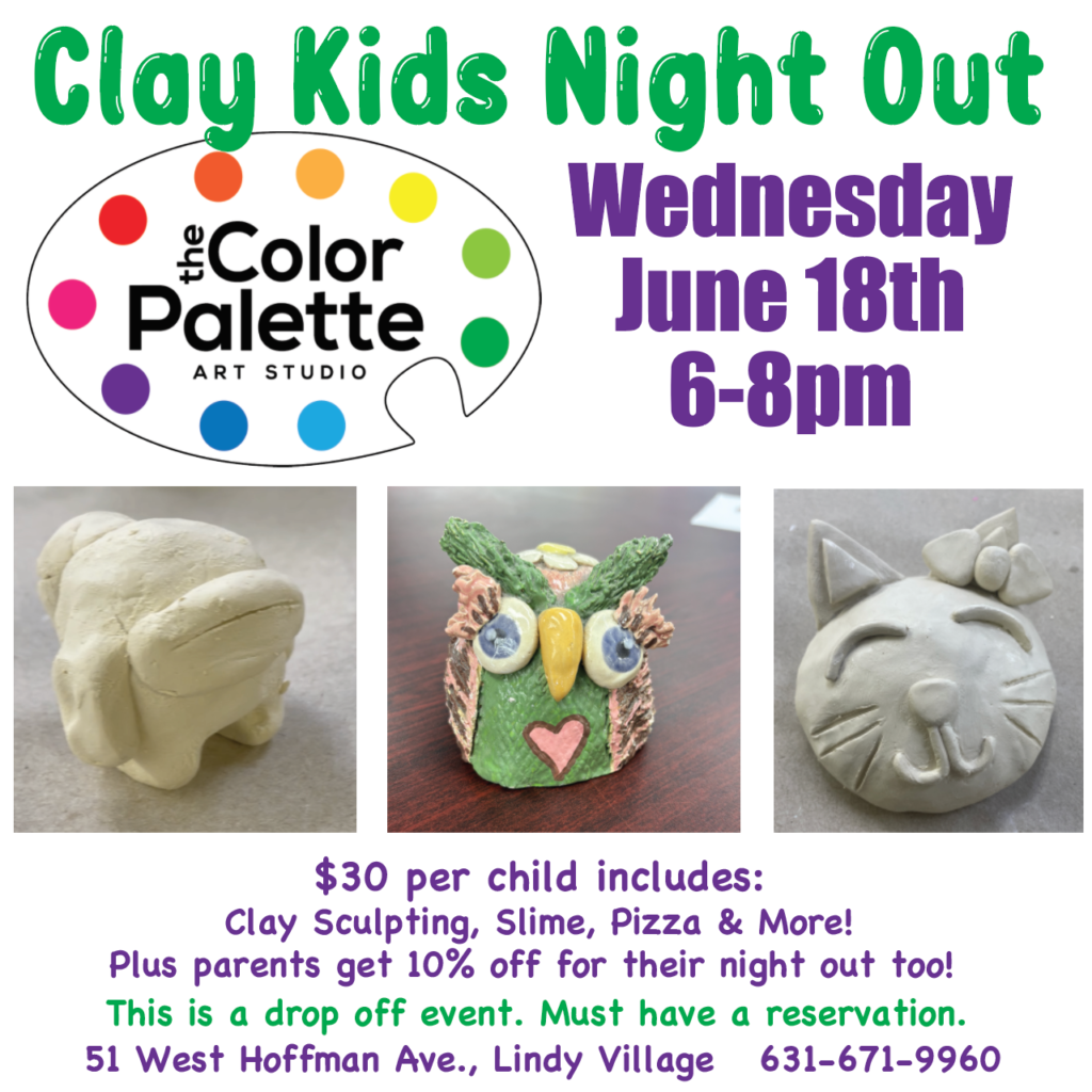 Clay Kids Night Out - June 18