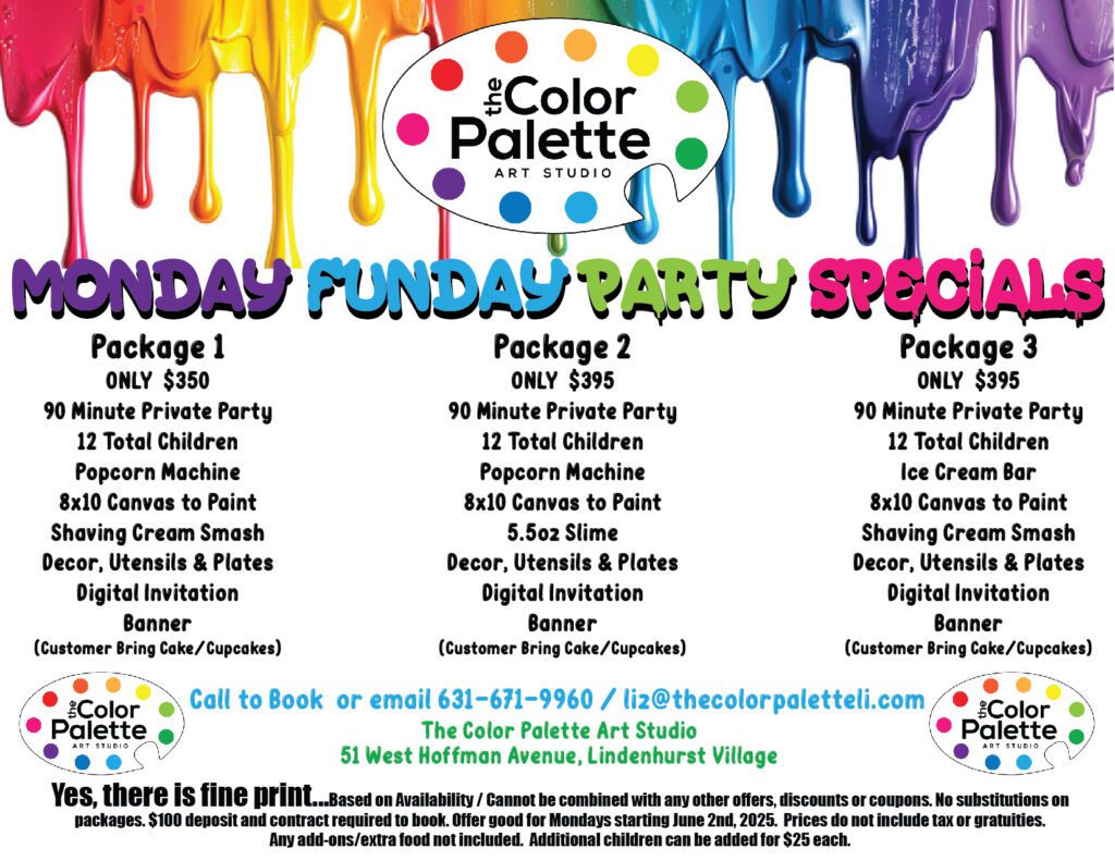 Monday Funday Party Specials