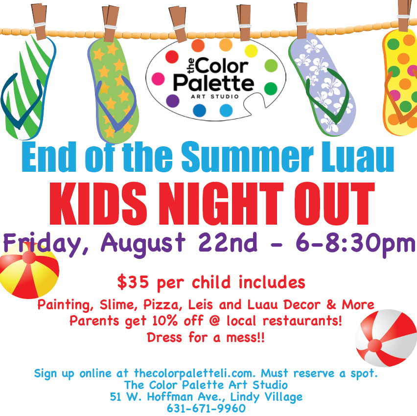 End of Summer Luau Kids Night Out