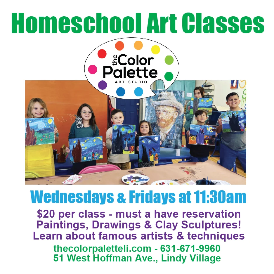 Homeschool Daytime Art Classes