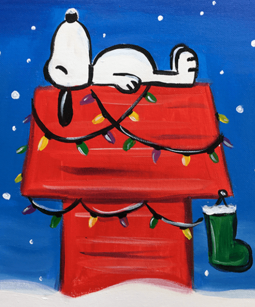 Snoopy Paint Night at Great South Bay Brewery