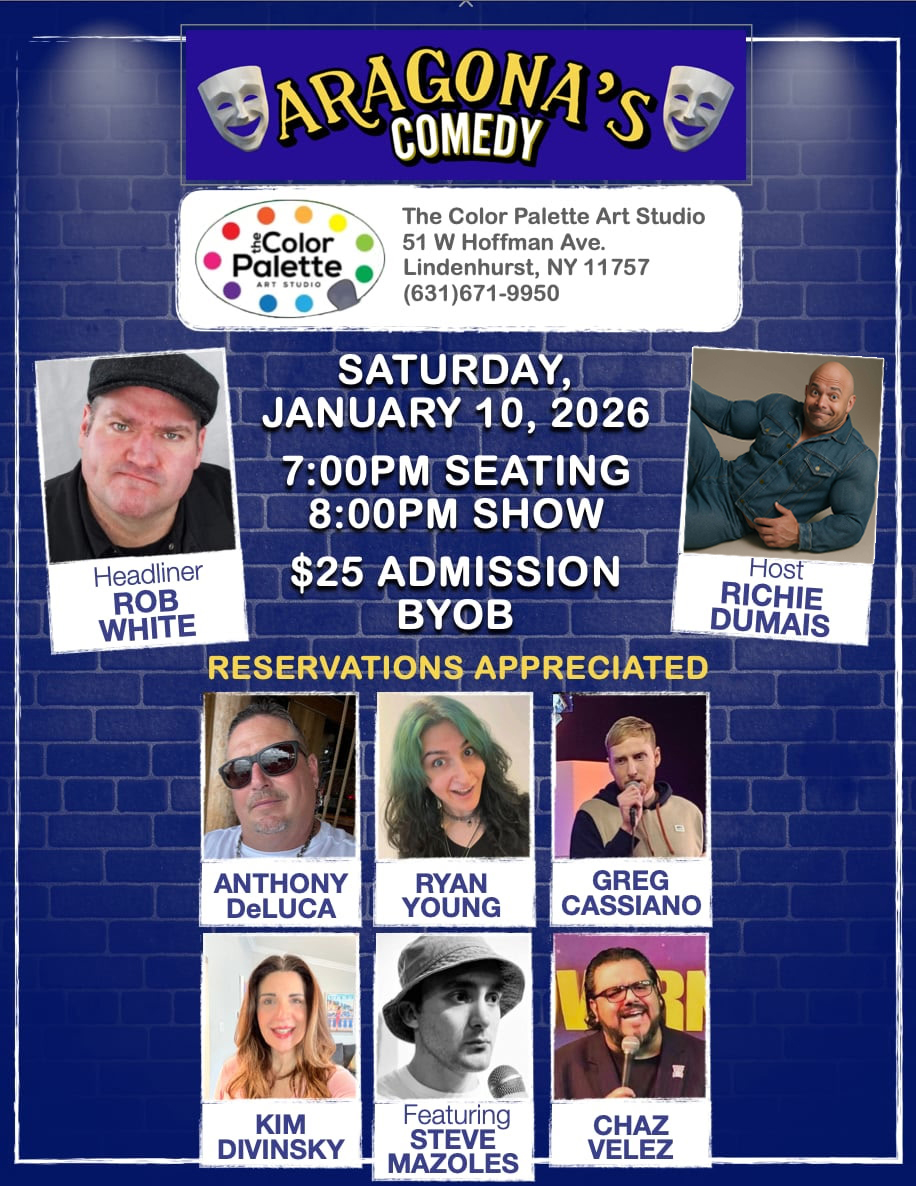 Color Comedy Routine Comedy Night with Aragona's Comedy - The Color Palette