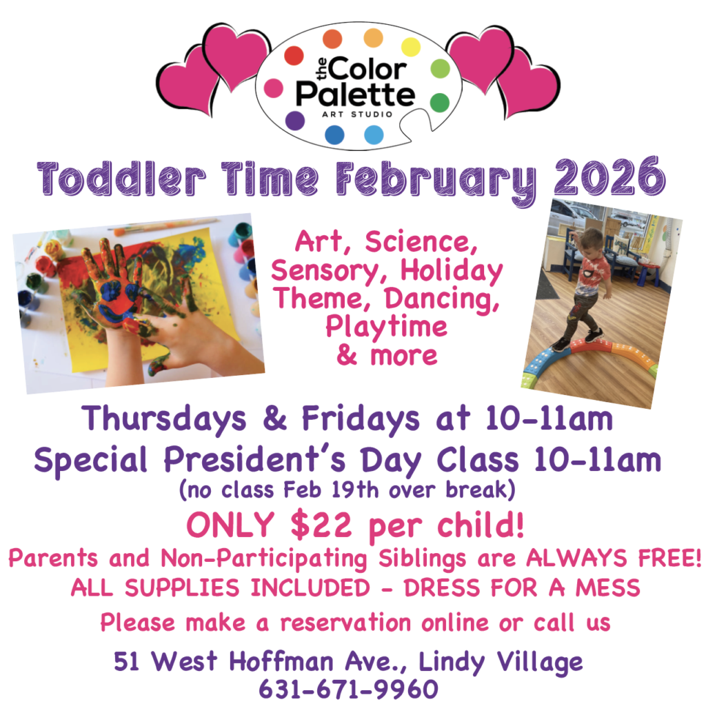 Toddler Time Classes February 2026