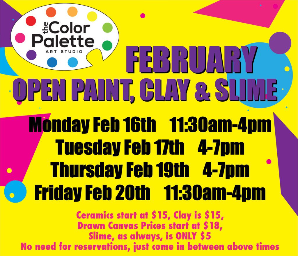 Open Paint, Clay or Slime - Feb 2026