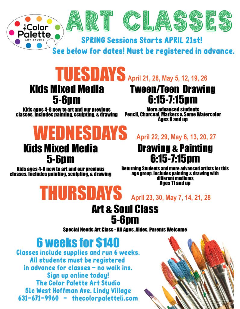 Spring 2026 Art Classes