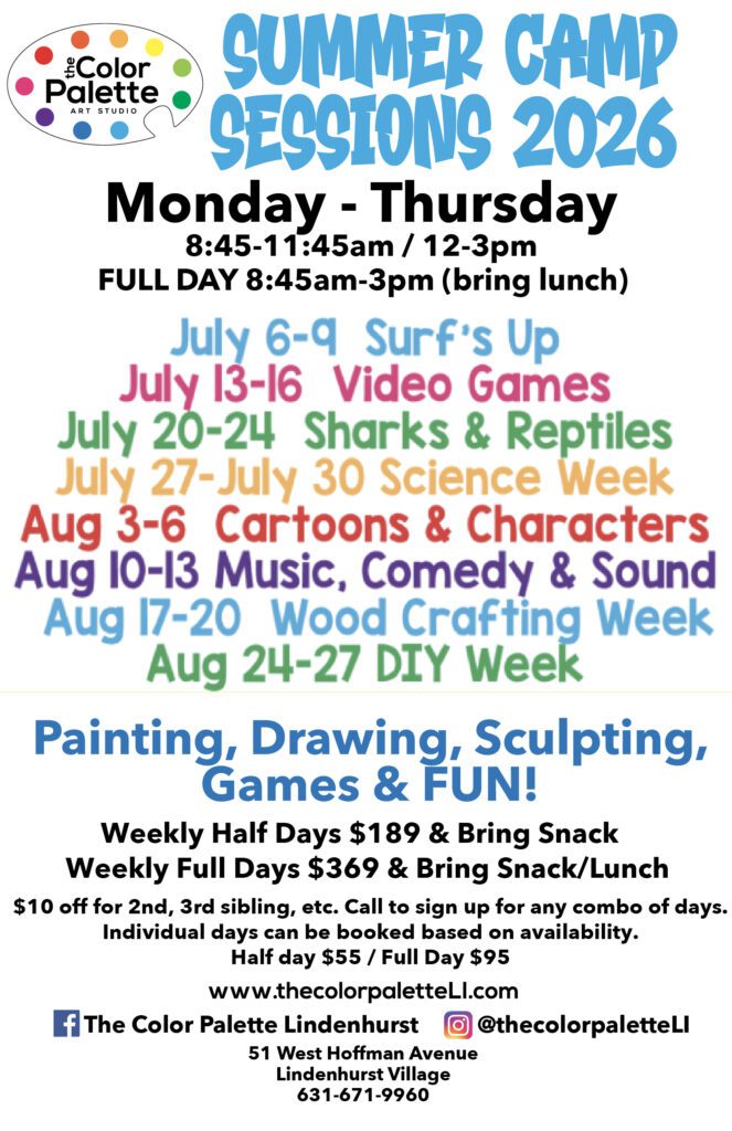 Summer Art Camp at The Color Palette
