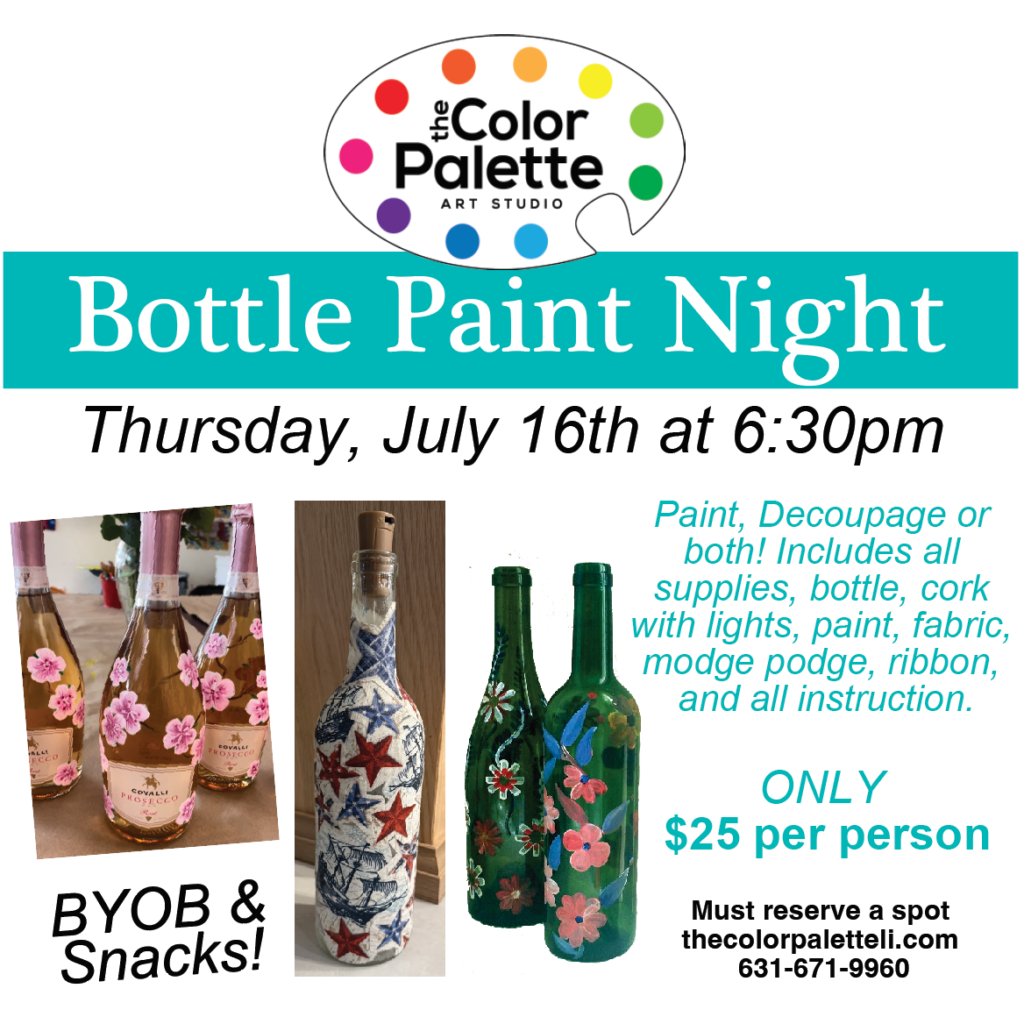 Bottle Paint Night