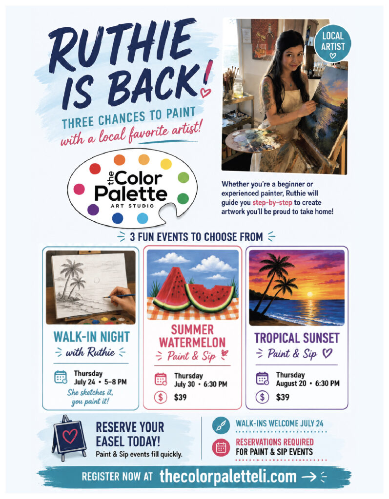 Ruthie is back - Paint & Sip Nights