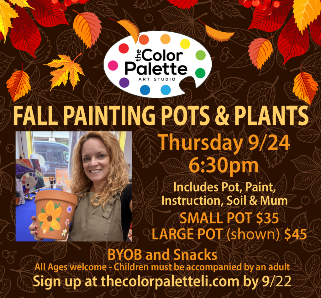 Fall Painting Pots & Planting Mums with Liz
