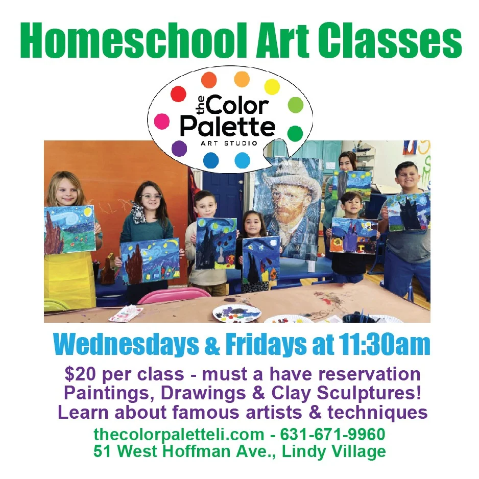 Homeschool Daytime Art Classes