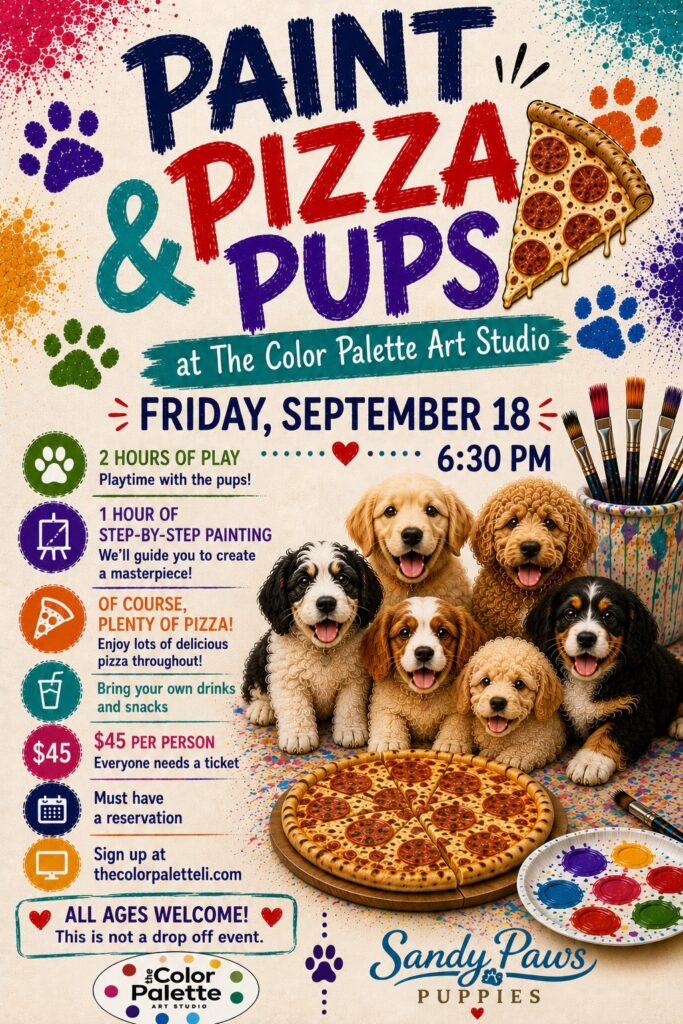 Paint, Pizza, & Pups